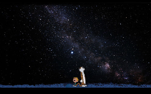 Calvin and Hobbes, HD wallpaper HD wallpaper
