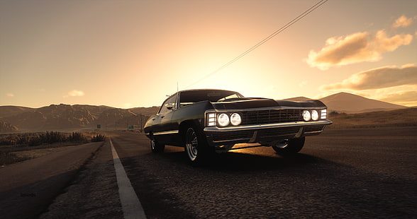 видеоигры, The Crew, Chevrolet Impala, американские автомобили, авто, HD обои HD wallpaper
