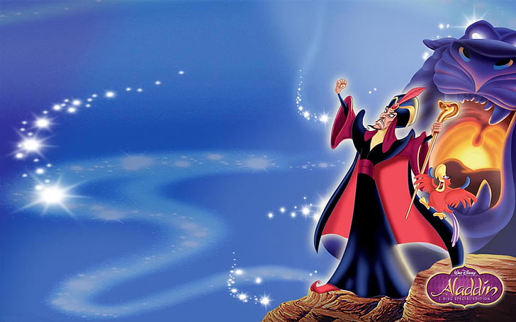 Sfondo di Aladdin Cartoon The Return Of The Jafar Wizard Hd 1920 × 1200, Sfondo HD