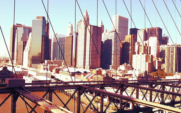 paisaje urbano, ciudad de nueva york, Fondo de pantalla HD