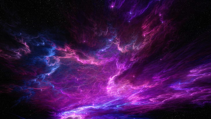 Galaxy, colorful, space, purple, HD wallpaper | Wallpaperbetter