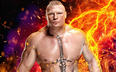 WWE 2K17 Brock Lesnar, WWE fighter, Games, WWE, Brock Lesnar, WWE 2k17, Tapety HD HD wallpaper