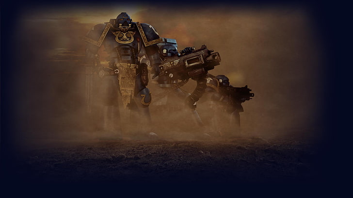 Filmfigur Illustration, Warhammer 40.000, digitale Kunst, HD-Hintergrundbild
