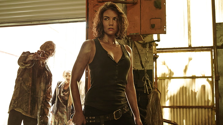 Lauren Cohan, The Walking Dead, Maggie, Fondo de pantalla HD