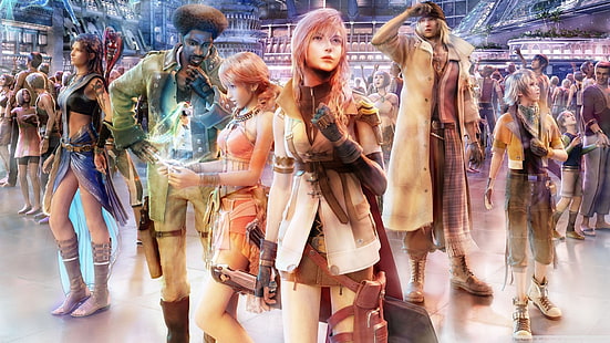 Claire Farron, Final Fantasy XIII, Oerba Yun Fang, Oerba Dia Vanille, HD masaüstü duvar kağıdı HD wallpaper