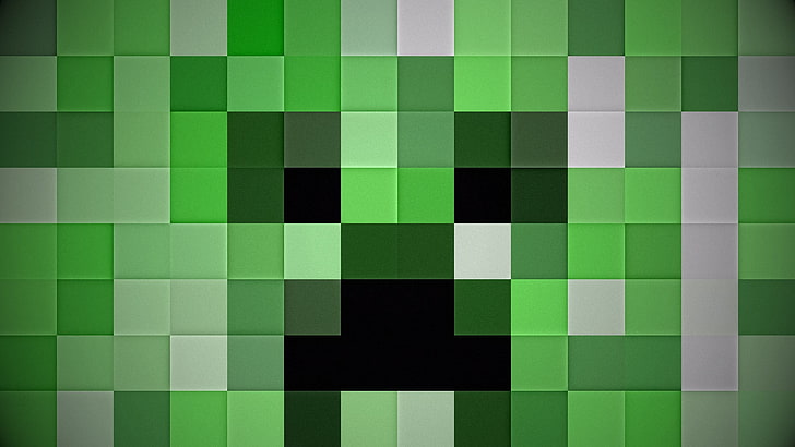 Ilustrasi Minecraft Creeper, latar belakang, dunia, creeper, Minecraft, Wallpaper HD