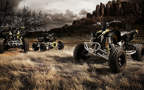 4x4, ATV, rower, moto, motocross, motocykl, motocykl, terenowy, quad, Tapety HD HD wallpaper