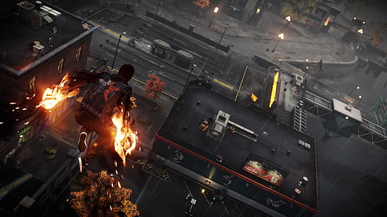 Infamous: Second Son, ogień, superbohater, gry wideo, inFamous, Tapety HD HD wallpaper