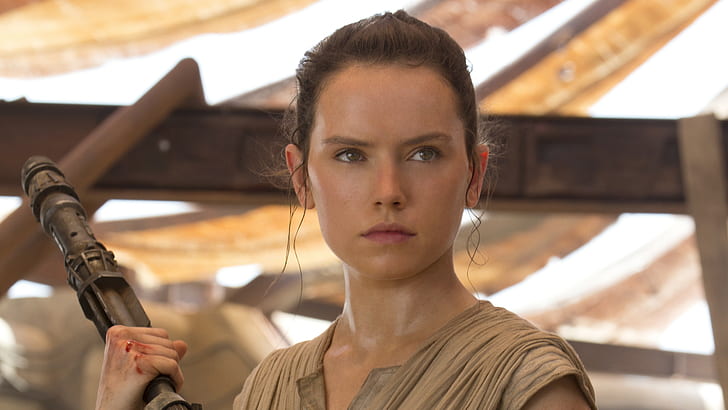 Star Wars, Star Wars Episode VII: The Force Awakens, Daisy Ridley, Rey (Star Wars), HD wallpaper