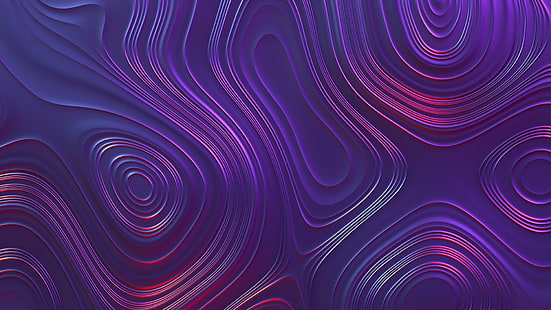 Abstrakt, virvlar, lila, HD tapet HD wallpaper