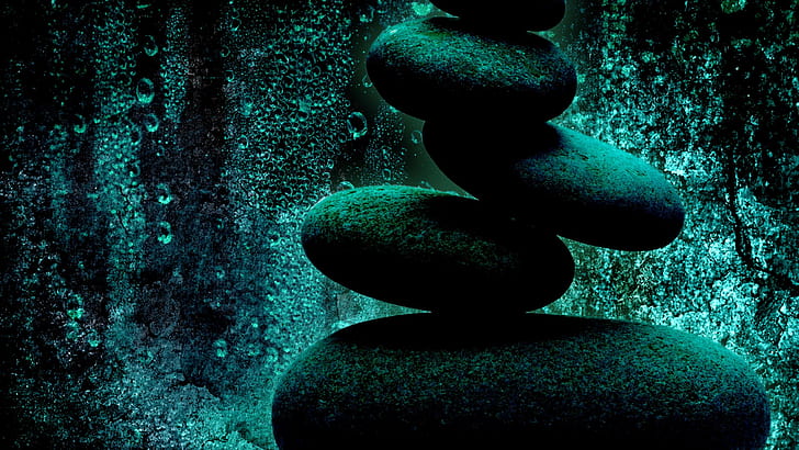 nature, 2560x1440, dark, macro, dimensions, forms, stones, Amazing, backgrounds, HD wallpaper