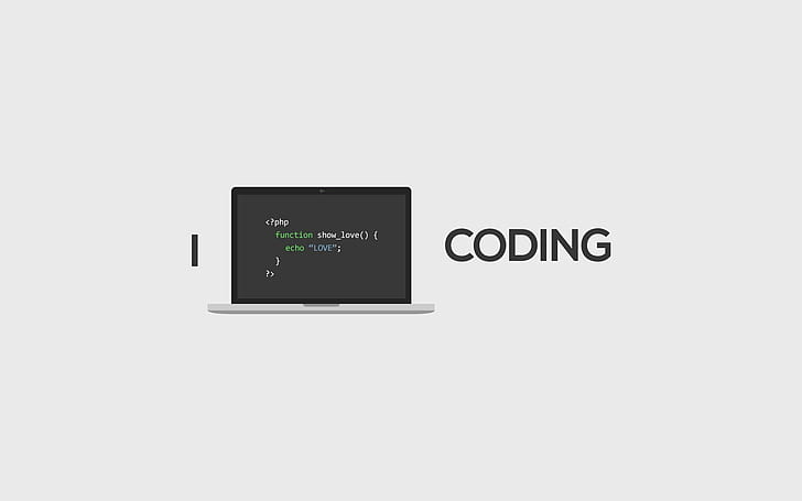Kod, kodlama, PHP, programlama, HD masaüstü duvar kağıdı