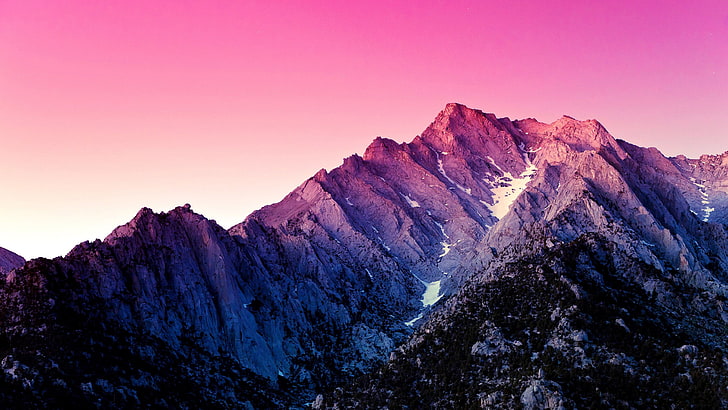 ภูเขาสีน้ำตาล, ภูเขา, ภูเขา, ธรรมชาติ, ภูมิทัศน์, วอลล์เปเปอร์ HD
