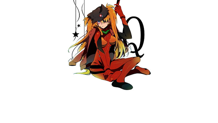 Anime-Illustration, Asuka Langley Soryu, Neon Genesis Evangelion, Asuka Langley Shikinami, HD-Hintergrundbild