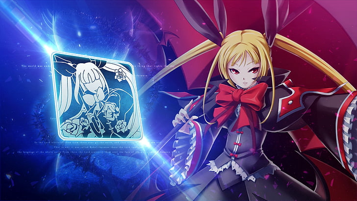 Frau Anime Charakter digitale Tapete, Rachel Alucard, Blazblue, Vampir, HD-Hintergrundbild