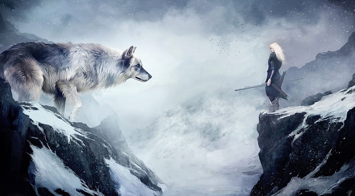 wolf backgrounds hd, HD wallpaper