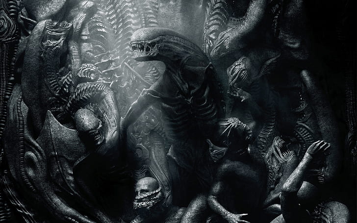 Alien: Covenant, Xenomorph, Alien (film), konsep seni, horor, film, Wallpaper HD