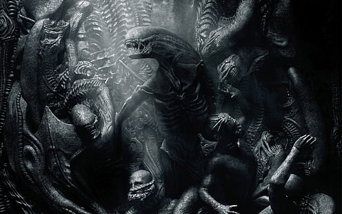 Alien: Covenant, Xenomorph, Alien (филм), концептуално изкуство, ужаси, филми, HD тапет HD wallpaper