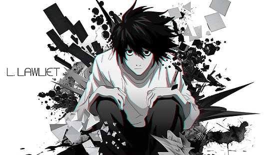 Sfondo di Llawliet, Anime, Death Note, L (Death Note), Sfondo HD HD wallpaper