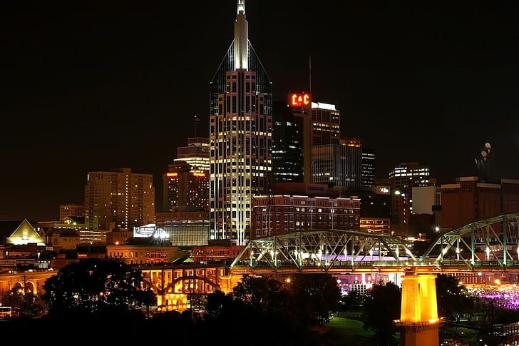 Cityscape, Nashville, HD masaüstü duvar kağıdı