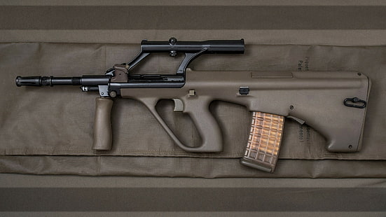 銃、ライフル、武器、シュタイアー、シュタイアーAUG、 HDデスクトップの壁紙 HD wallpaper
