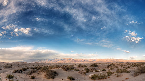 malowanie biało-niebieskich fal morskich, pustynia, pustynia Atacama, Tapety HD HD wallpaper