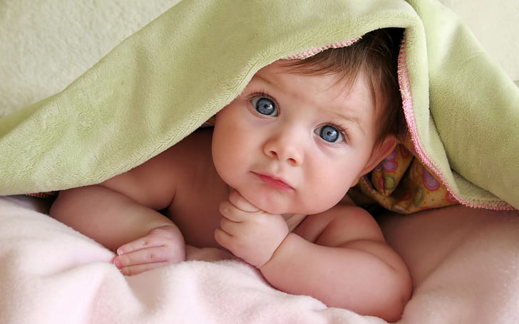 Sevimli bebek, düşünme, sevimli, bebek, düşünme, HD masaüstü duvar kağıdı