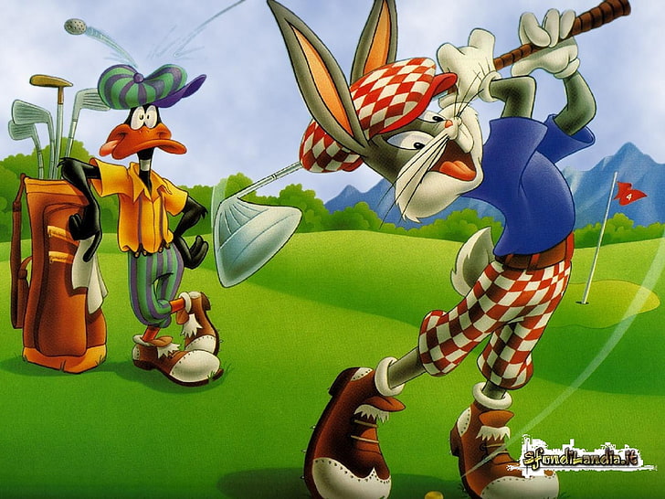 Bugs, Bunny, Daffy, Looney, Melodien, HD-Hintergrundbild