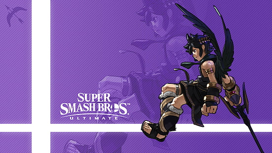 Video Game, Super Smash Bros. Ultimate, Dark Pit (Kid Icarus), Wallpaper HD HD wallpaper