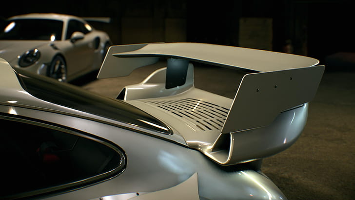 Need For Speed ​​Porsche Spoiler, racing, action, HD tapet