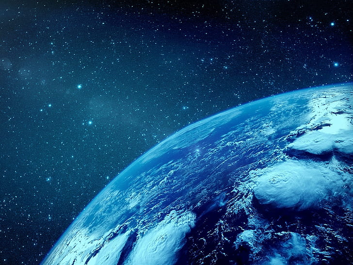 Earth, From Space, HD wallpaper | Wallpaperbetter