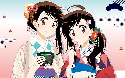 Anime, Nisekoi, Haru Onodera, Kosaki Onodera, Sfondo HD HD wallpaper