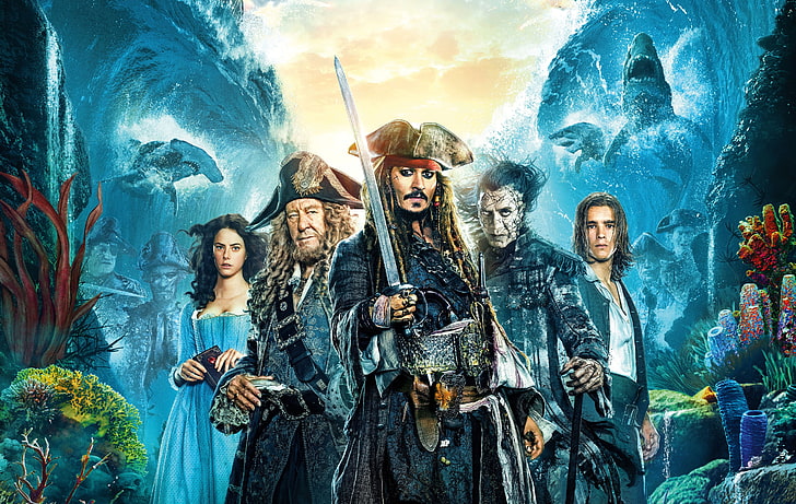 Пираты Карибского моря: Мертвецы не рассказывают сказки, Пираты Карибского моря, фильмы, HD обои