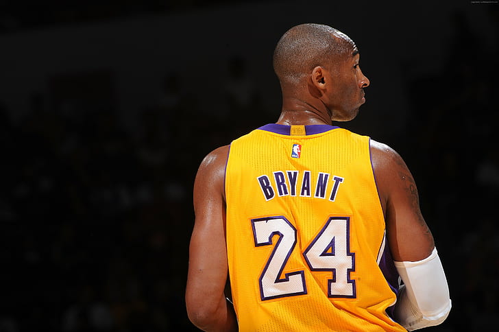 jugador de baloncesto, Los Angeles Lakers, escolta, Kobe Bryant, NBA, mejores jugadores de baloncesto de 2015, Fondo de pantalla HD
