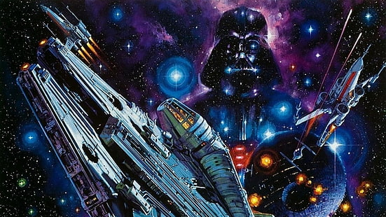 Звездные войны обои, Star Wars, научная фантастика, произведение искусства, HD обои HD wallpaper