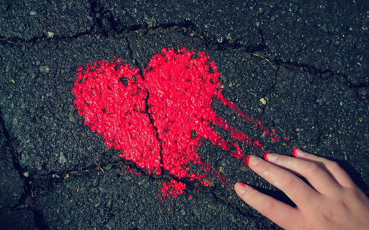 day, hand, heart, love, mood, red, romance, valentine 039 s, HD wallpaper