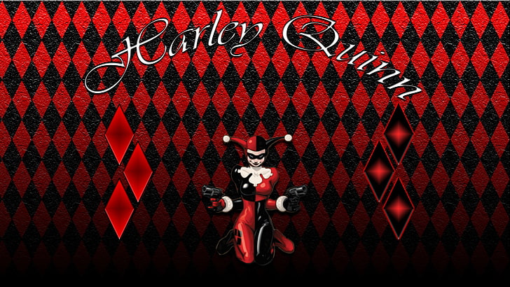Harley Quinn, наложение текста, Harley Quinn, работа, HD обои