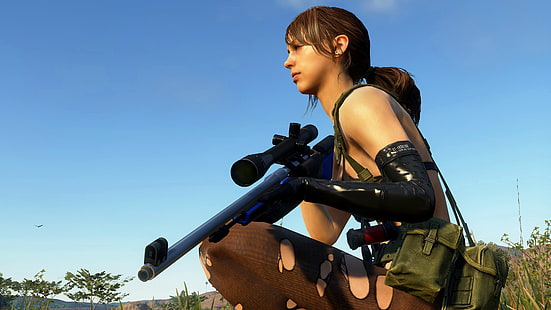Metal Gear Solid V: Призрачная боль, Тихо, снимок экрана, HD обои HD wallpaper