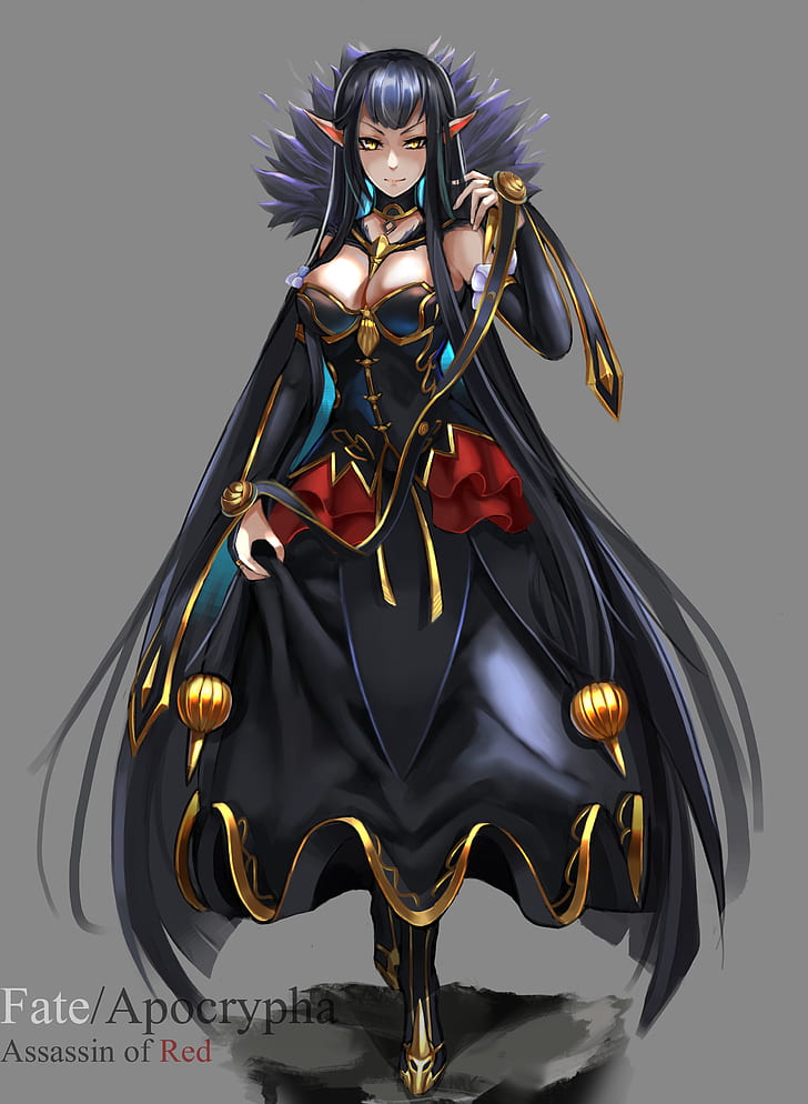FateApocrypha, Anime-Mädchen, Assassin of Red, Fate Series, HD-Hintergrundbild, Handy-Hintergrundbild