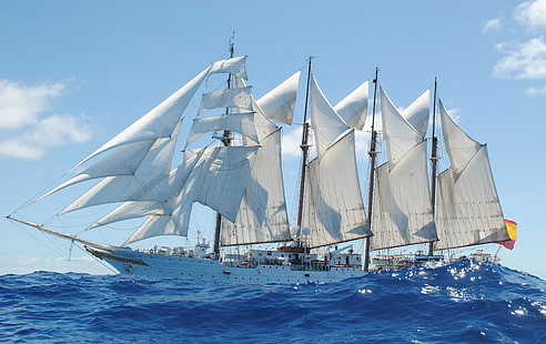 Armada, Barco, Cano, Juan, Sebastian, Velero, HD-Hintergrundbild HD wallpaper