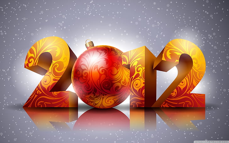2012 New Year, 2012, New, Year, HD wallpaper