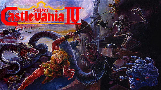 Castlevania, super castlevania IV, video game, game retro, Video Game Art, Wallpaper HD HD wallpaper
