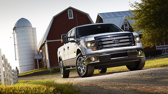 Ford f-150, araba, Ford, çiftlik, araç, kamyonet, HD masaüstü duvar kağıdı HD wallpaper