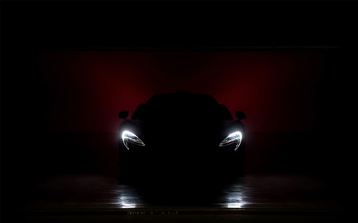 2012 McLaren P1 Concept Auto HD Desktop Wallpaper .., черен концептуален автомобил, HD тапет