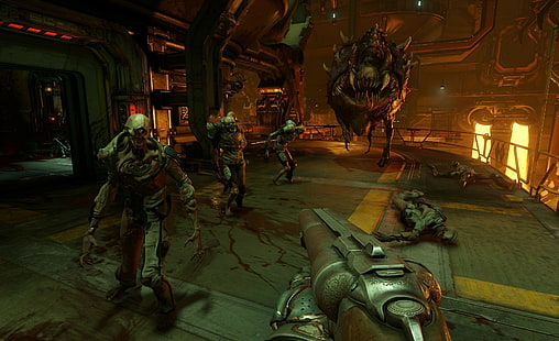 Doom (Spiel), Doom 4, Id Software, Videospiele, Shooter, Ego-Shooter, HD-Hintergrundbild HD wallpaper