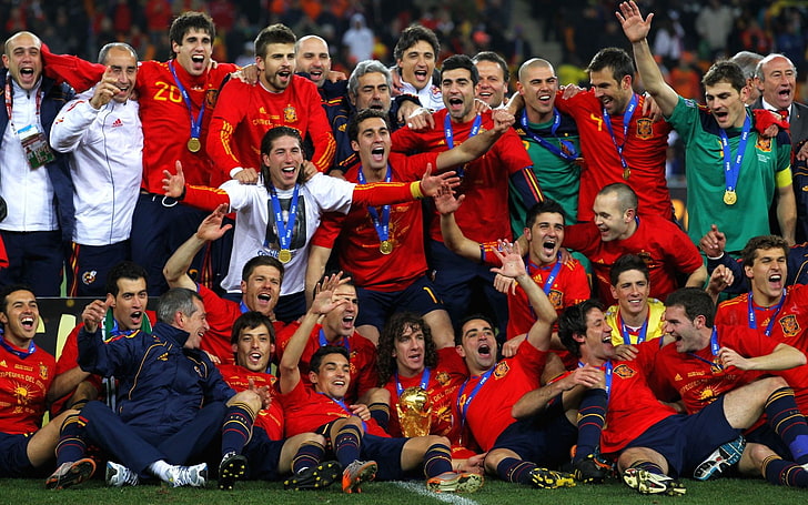 2010, шампиони, Испания, свят, HD тапет
