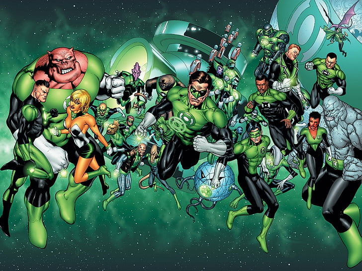 Green Lantern, DC Comics, Kilowog (DC Comics), Superhero, HD wallpaper
