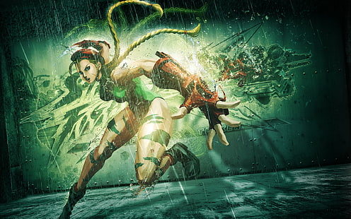 Cammy w The Street Fighter, street, fighter, cammy, games, Tapety HD HD wallpaper