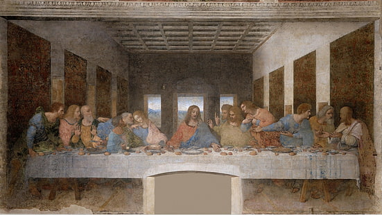 The Last Supper Painting Religious HD, la última cena pintura enmarcada, digital / obra de arte, la, pintura, última, religiosa, cena, Fondo de pantalla HD HD wallpaper