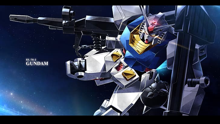 anime, robot, Gundam, RX-78 Gundam, Mobile Suit Gundam, Super Robot Wars, karya seni, karya penggemar, seni digital, Wallpaper HD, Wallpaper HD
